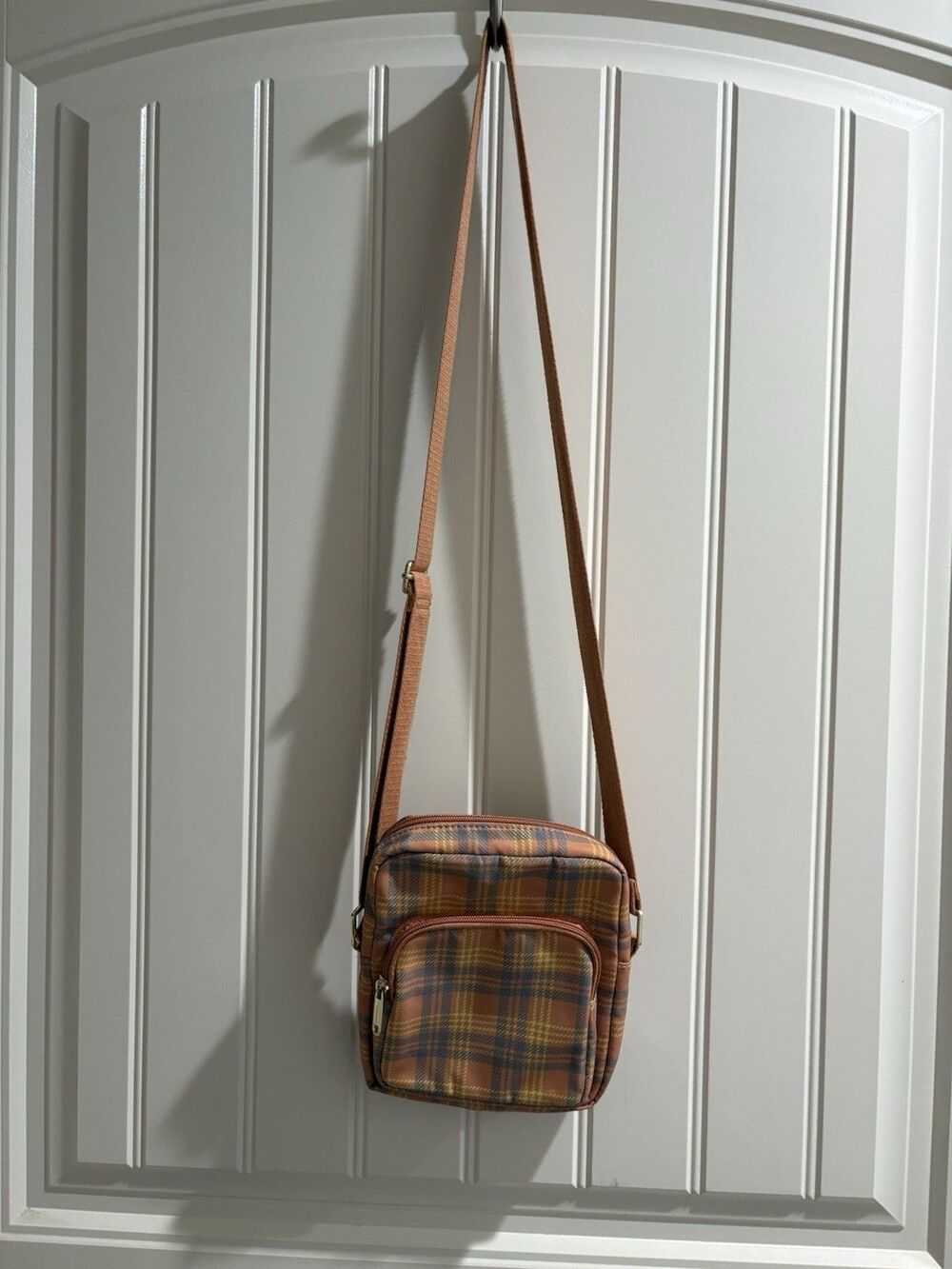 Wild Fable Plaid Crossbody Neutral Warm Colors